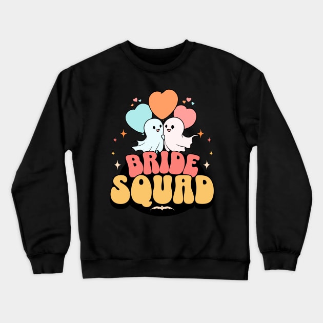 Bachelorette Party Halloween Bride Squad Crewneck Sweatshirt by Norse Magic